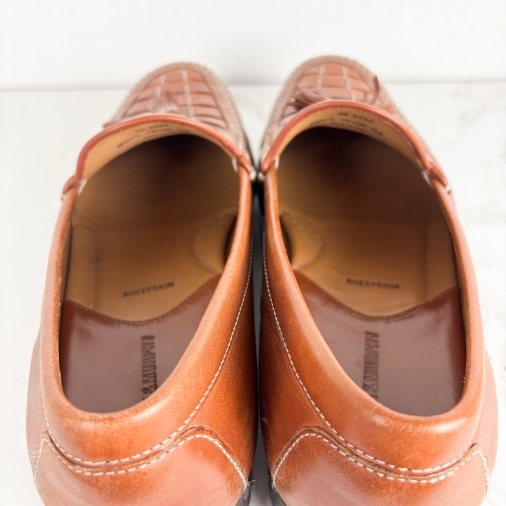Johnston & Murphy Men's Creswell Woven Tassel Loafers Sz 10.5 - Picture 7 of 10